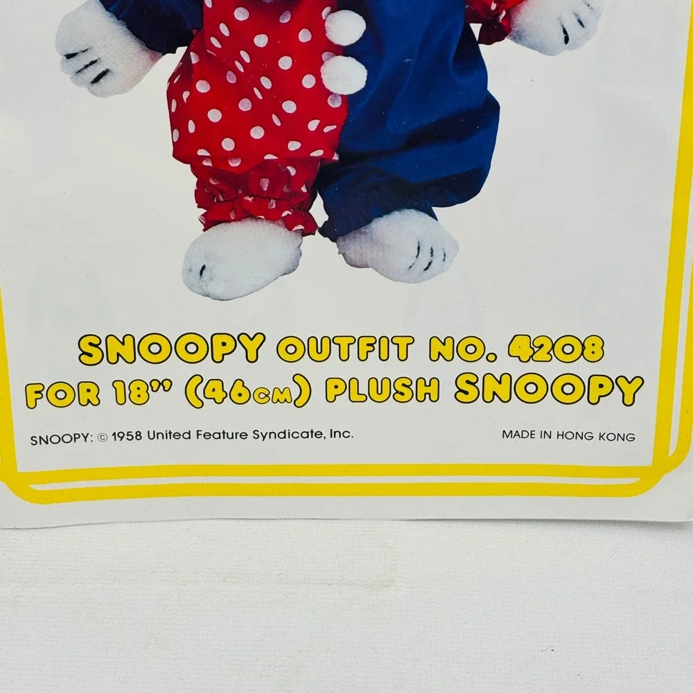 Vintage Snoopy‎ Clown Costume 18